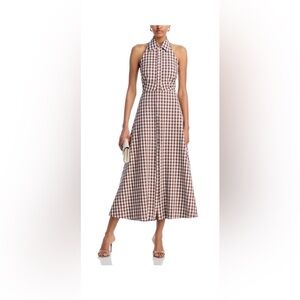 VERONICA BEARD 
Mackey Gingham Dress - Light Chicory/Dove